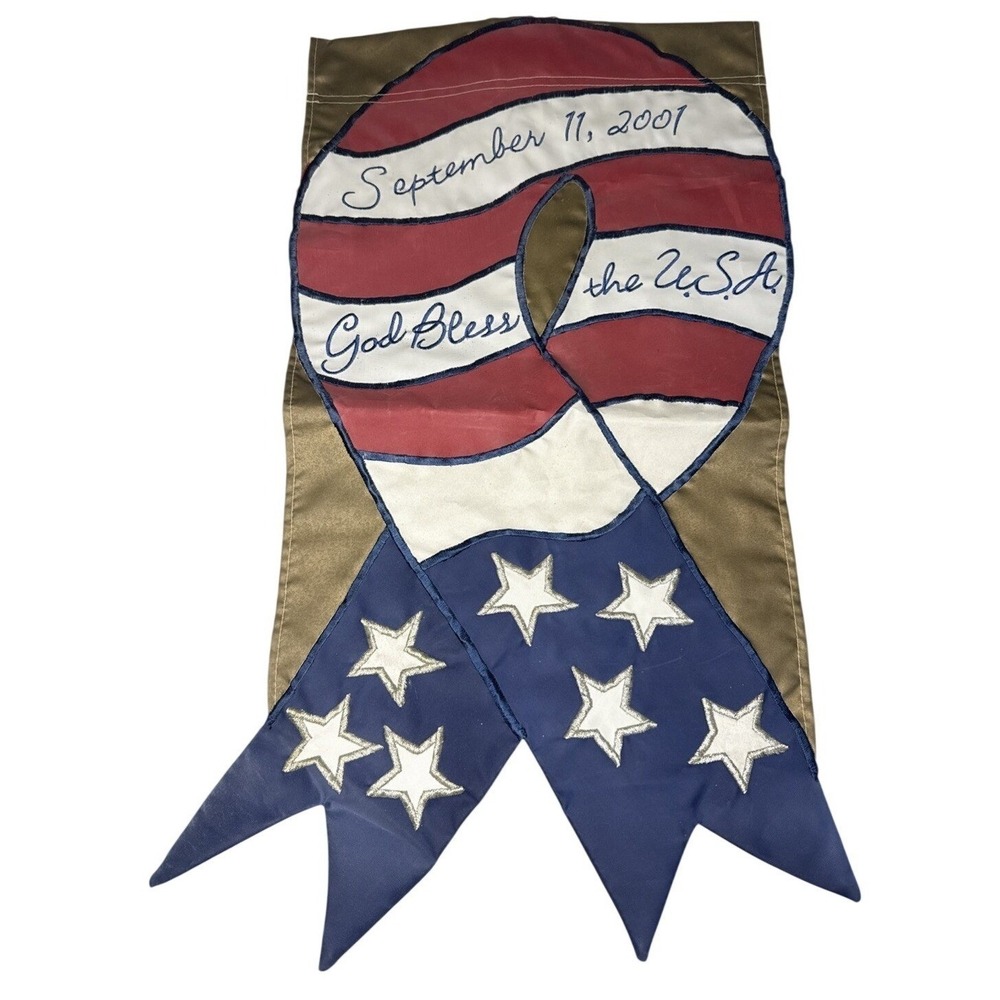 Patriotic September 11, 2001 Garden Flag